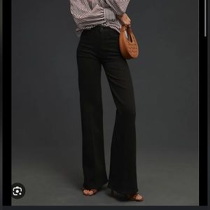 Mother Denim The Hustler Roller Heel Sz 26 Black Pitch